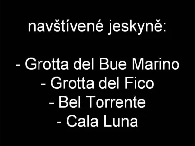 Expedice Sardinie jeskyně, fotografie 2