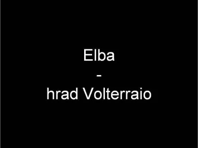 Elba - hrad Volterraio, fotografie 1