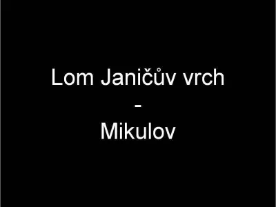 Lom Janičův vrch, fotografie 1