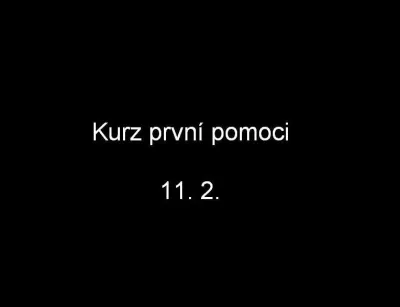 Kurz první pomoci, fotografie 1