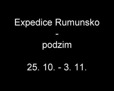 Rumunsko - podzim, fotografie 1