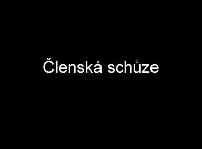 Členská schůze, fotografie 1