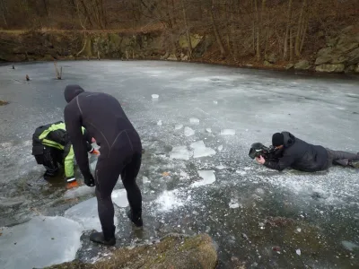 Natáčení ČT - lom Blansko, fotografie 12