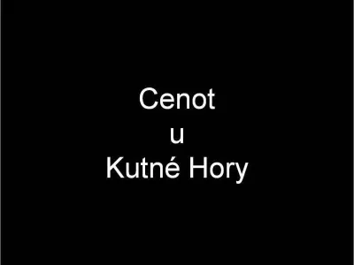 Cenot u Kutné Hory, fotografie 1
